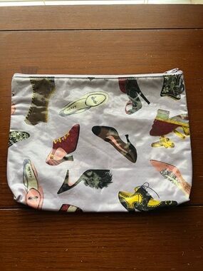 Nick & Nora  Purple High Heels Cosmetic Makeup Bag